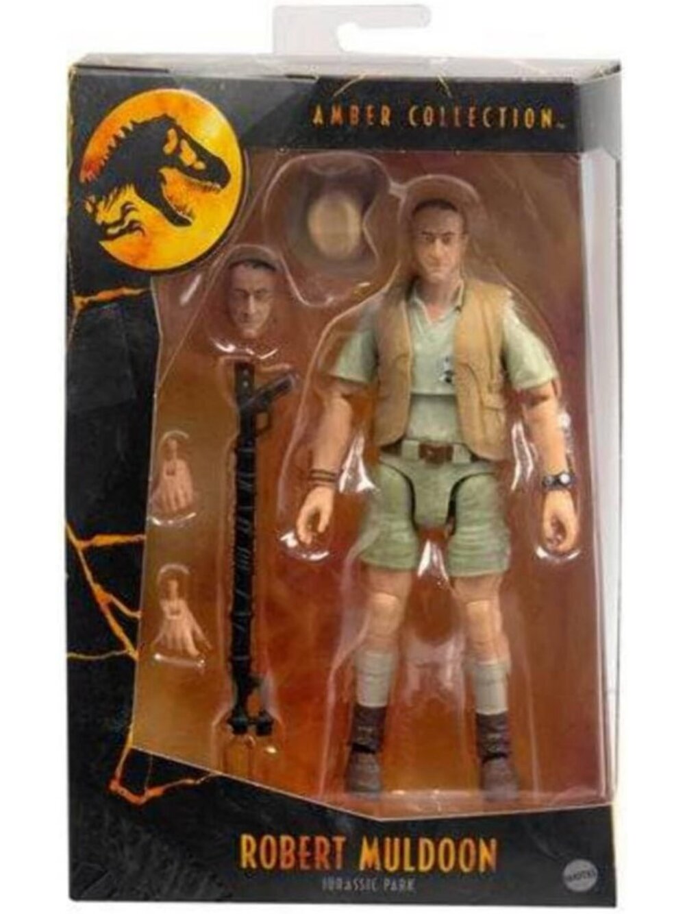 Jurassic World Action Figure - 6" Collectible with Swappable Hands, Hat